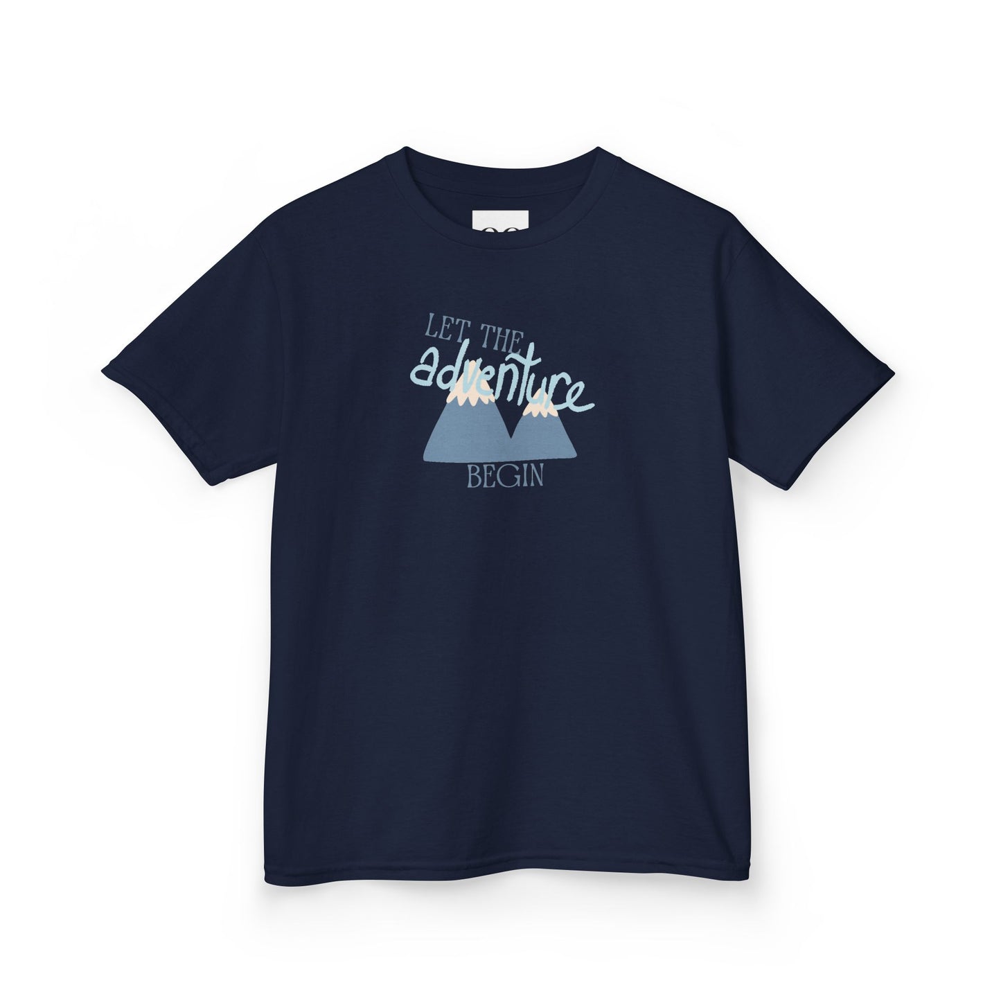 Kids Tee - Let the Adventure Begin- Blue