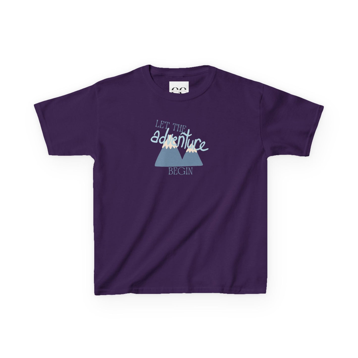 Kids Tee - Let the Adventure Begin- Blue