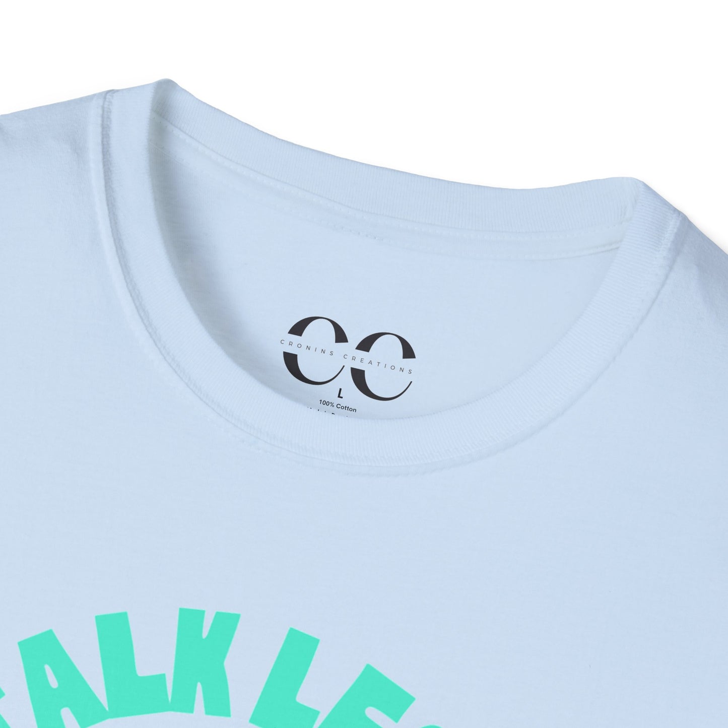 Talk Less Travel More- Blue