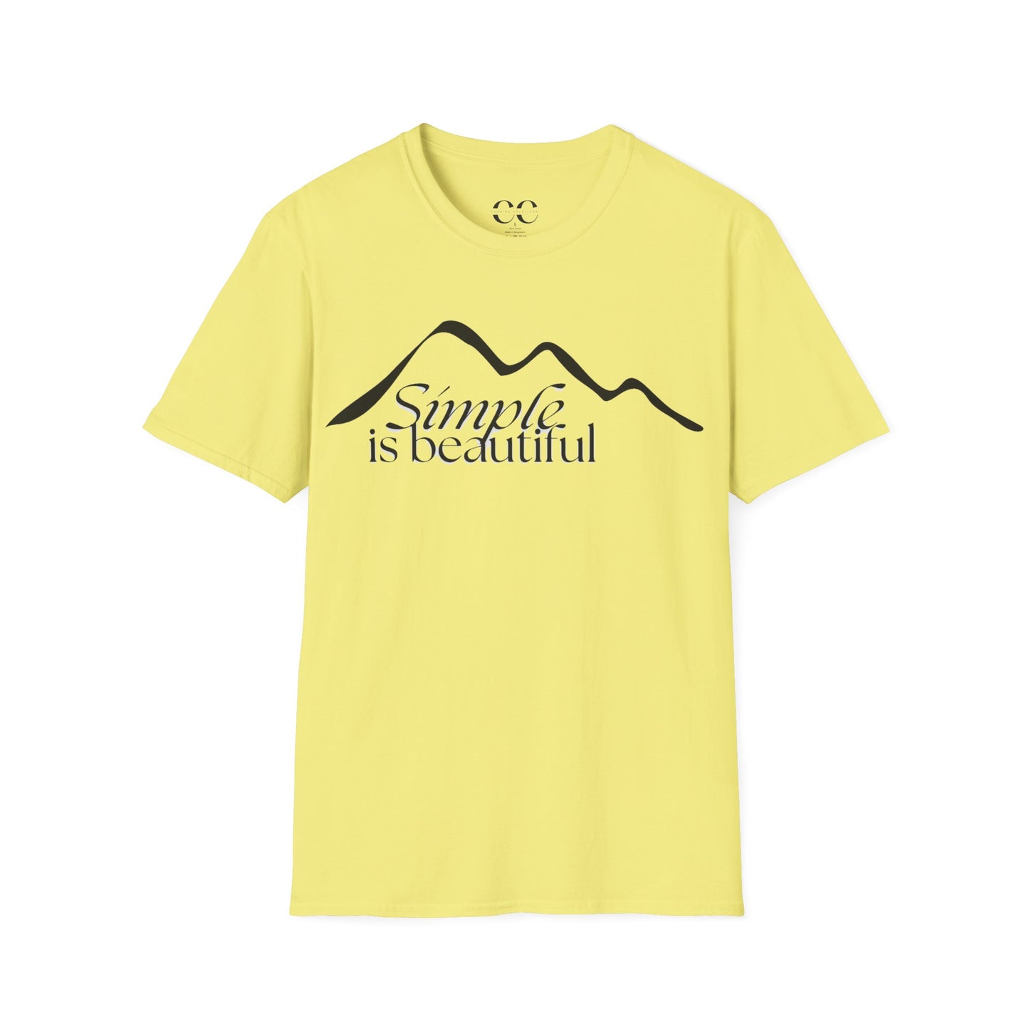 Women's Softstyle Tshirt- Simple is Beautiful