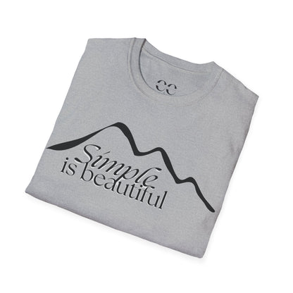 Women's Softstyle Tshirt- Simple is Beautiful