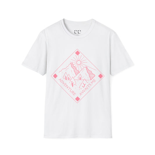 Adventure Awaits Me- Unisex Softstyle T-Shirt