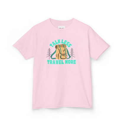 Kids Tee - 'Talk Less Travel More' Design