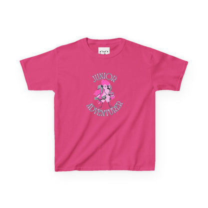 Kids Tee- Junior Adventurer- Pink