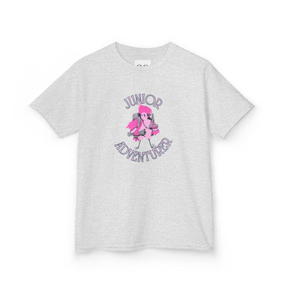 Kids Tee- Junior Adventurer- Pink