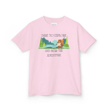 Kids Tee - Dare to Explore Adventure Kids Shirt