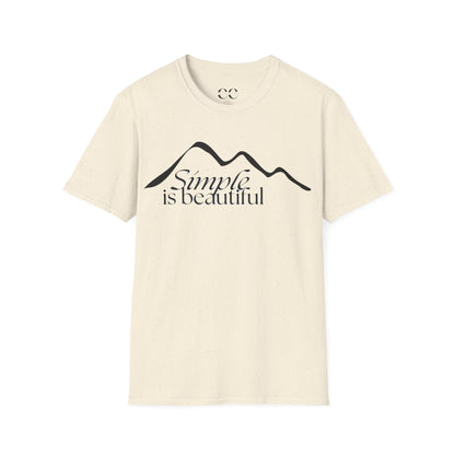 Women's Softstyle Tshirt- Simple is Beautiful