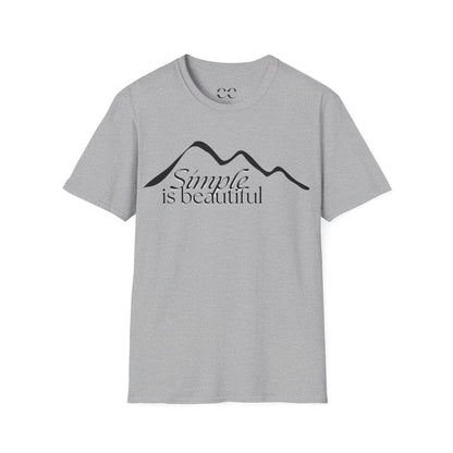 Women's Softstyle Tshirt- Simple is Beautiful