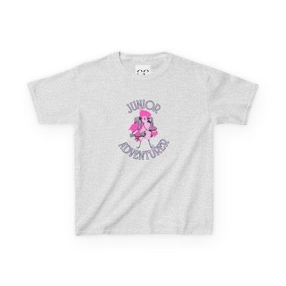 Kids Tee- Junior Adventurer- Pink