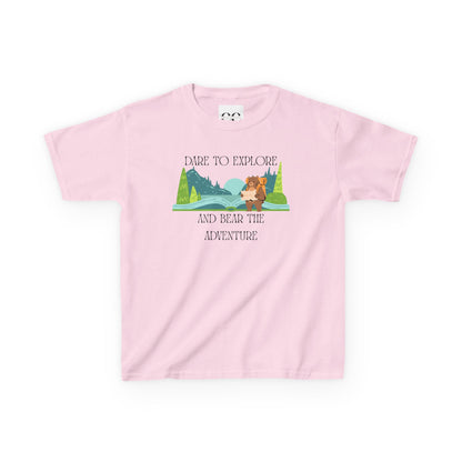 Kids Tee - Dare to Explore Adventure Kids Shirt