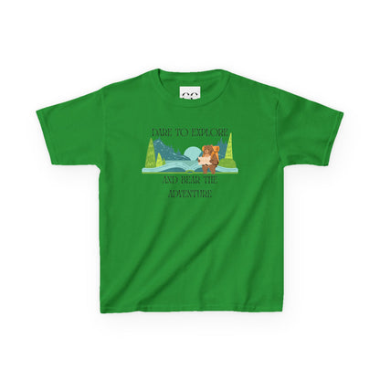 Kids Tee - Dare to Explore Adventure Kids Shirt