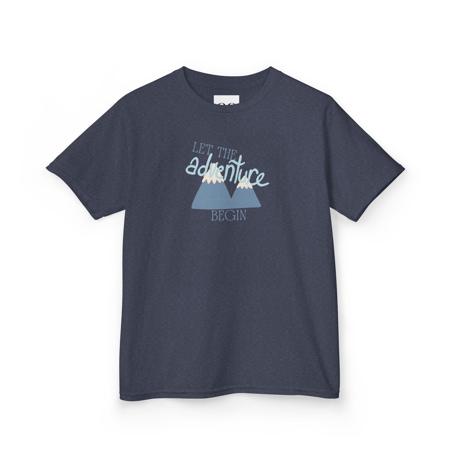 Kids Tee - Let the Adventure Begin- Blue