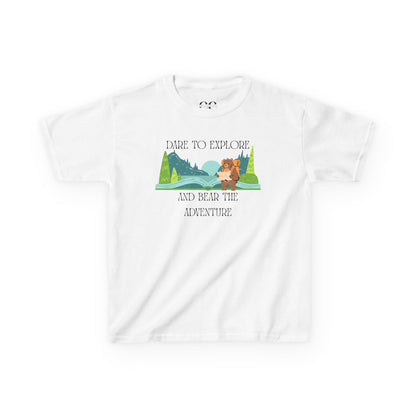Kids Tee - Dare to Explore Adventure Kids Shirt