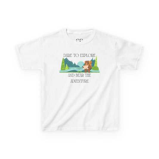 Kids Tee - Dare to Explore Adventure Kids Shirt