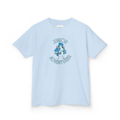 Kids Tee- Junior Adventurer- Blue