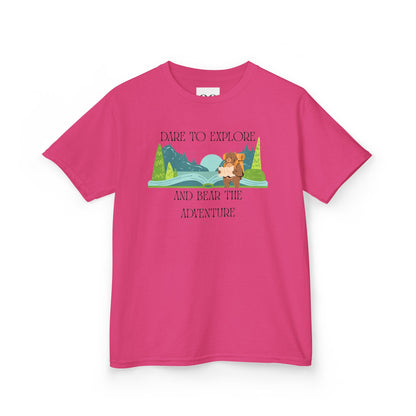 Kids Tee - Dare to Explore Adventure Kids Shirt