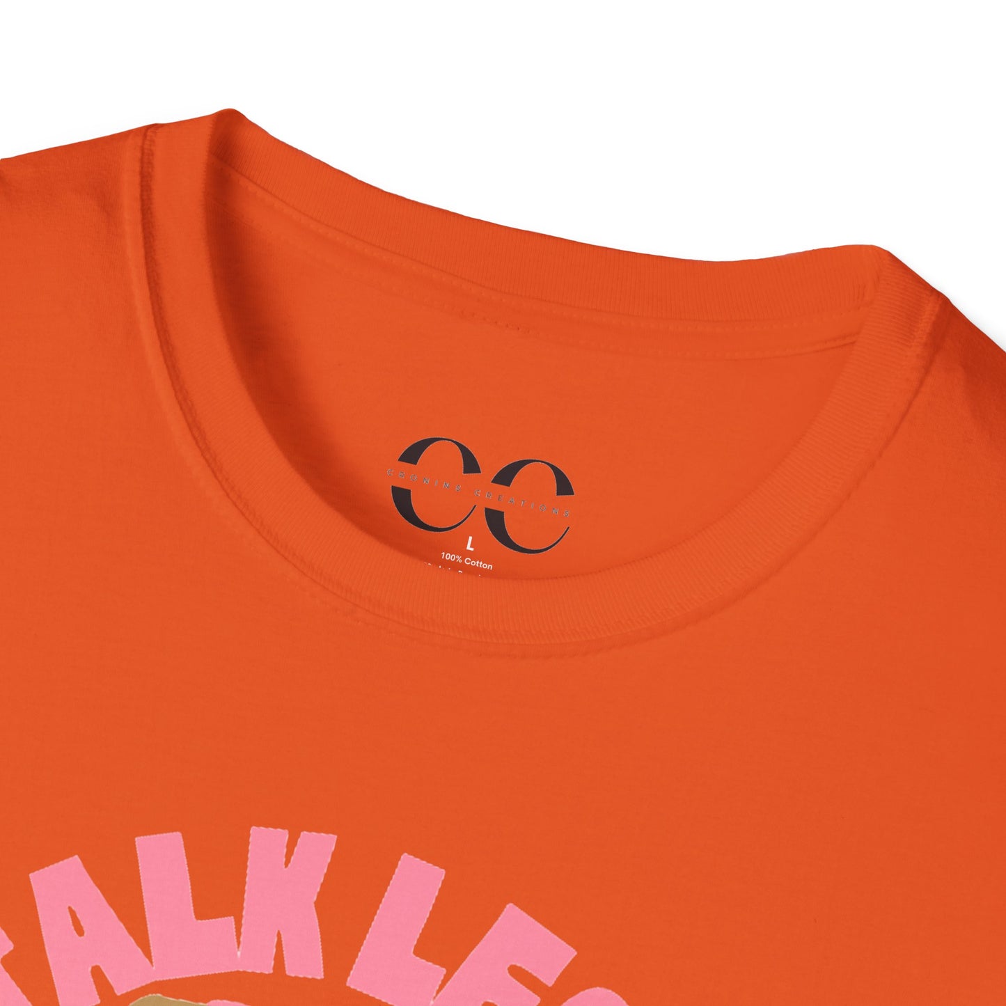 Womens Tshirt- Talk Less Travel More- Pink