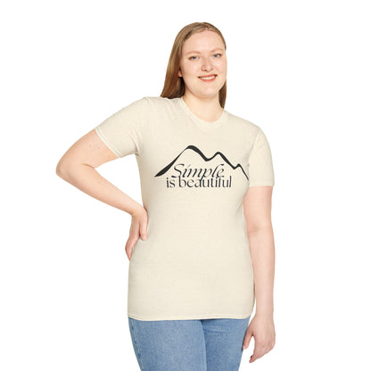 Women's Softstyle Tshirt- Simple is Beautiful