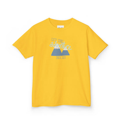 Kids Tee - Let the Adventure Begin- Blue