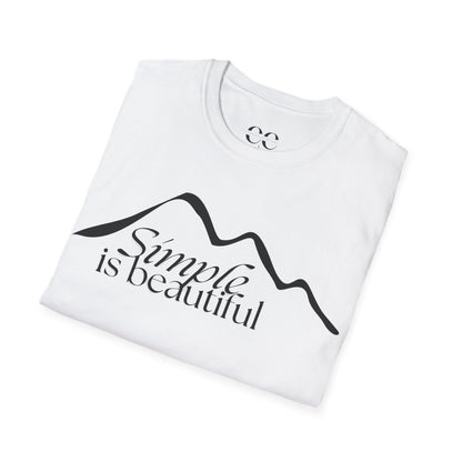Women's Softstyle Tshirt- Simple is Beautiful
