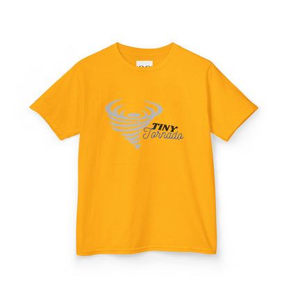 Tiny Tornado Kids Tee, Fun Cotton T-Shirt for Storm Lovers, Ideal for Birthdays, Everyday Wear, Cute Gift, Customize
