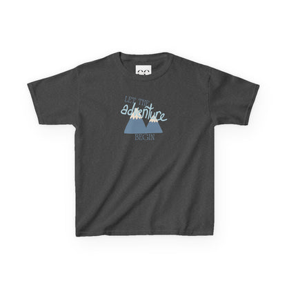 Kids Tee - Let the Adventure Begin- Blue