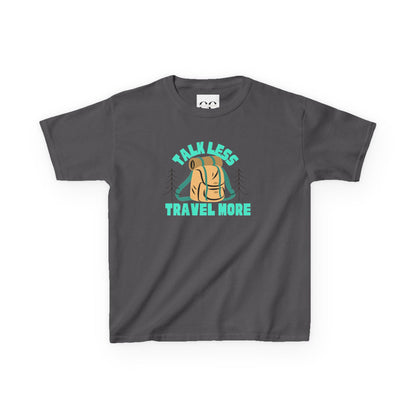 Kids Tee - 'Talk Less Travel More' Design