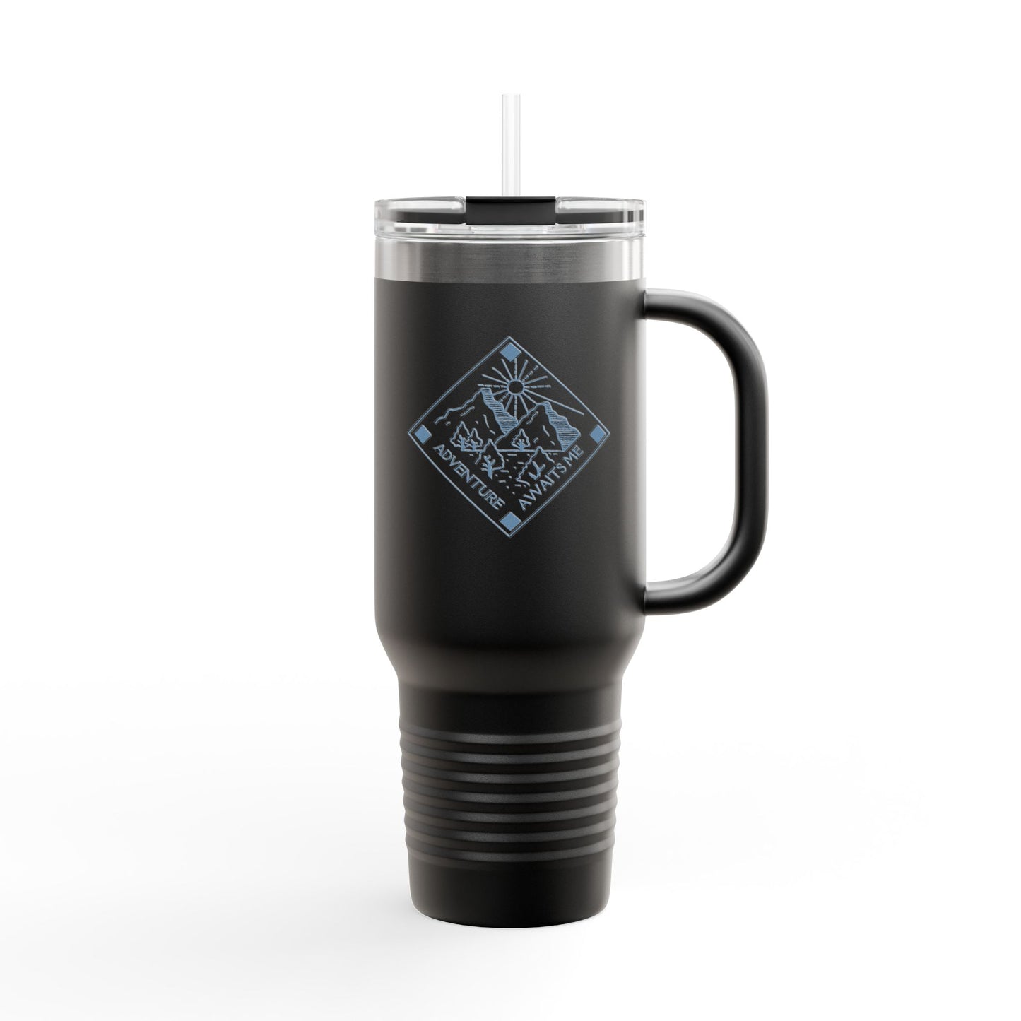Travel Mug Adventure Companion: Insulated Travel Mug for Hiking, Camping, Picnics, Everyday Use, Personalized Gift