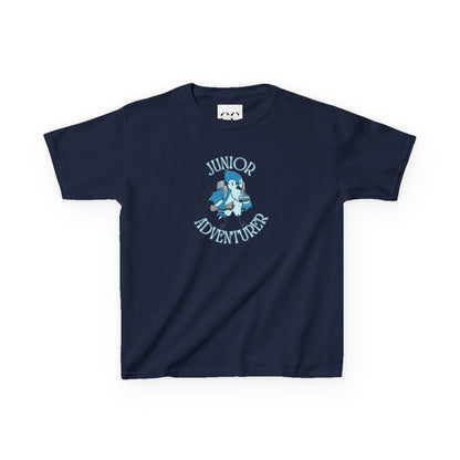 Kids Tee- Junior Adventurer- Blue