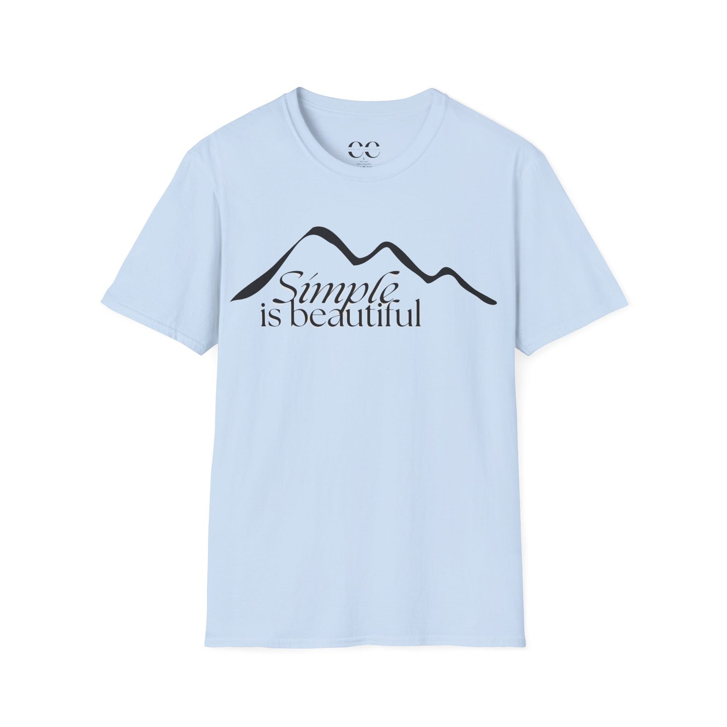 Women's Softstyle Tshirt- Simple is Beautiful