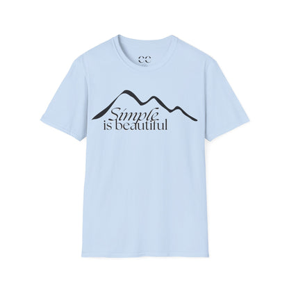 Women's Softstyle Tshirt- Simple is Beautiful