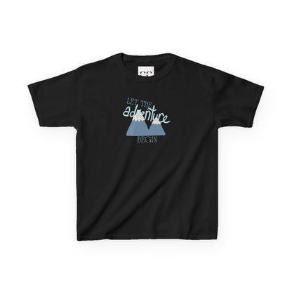 Kids Tee - Let the Adventure Begin- Blue
