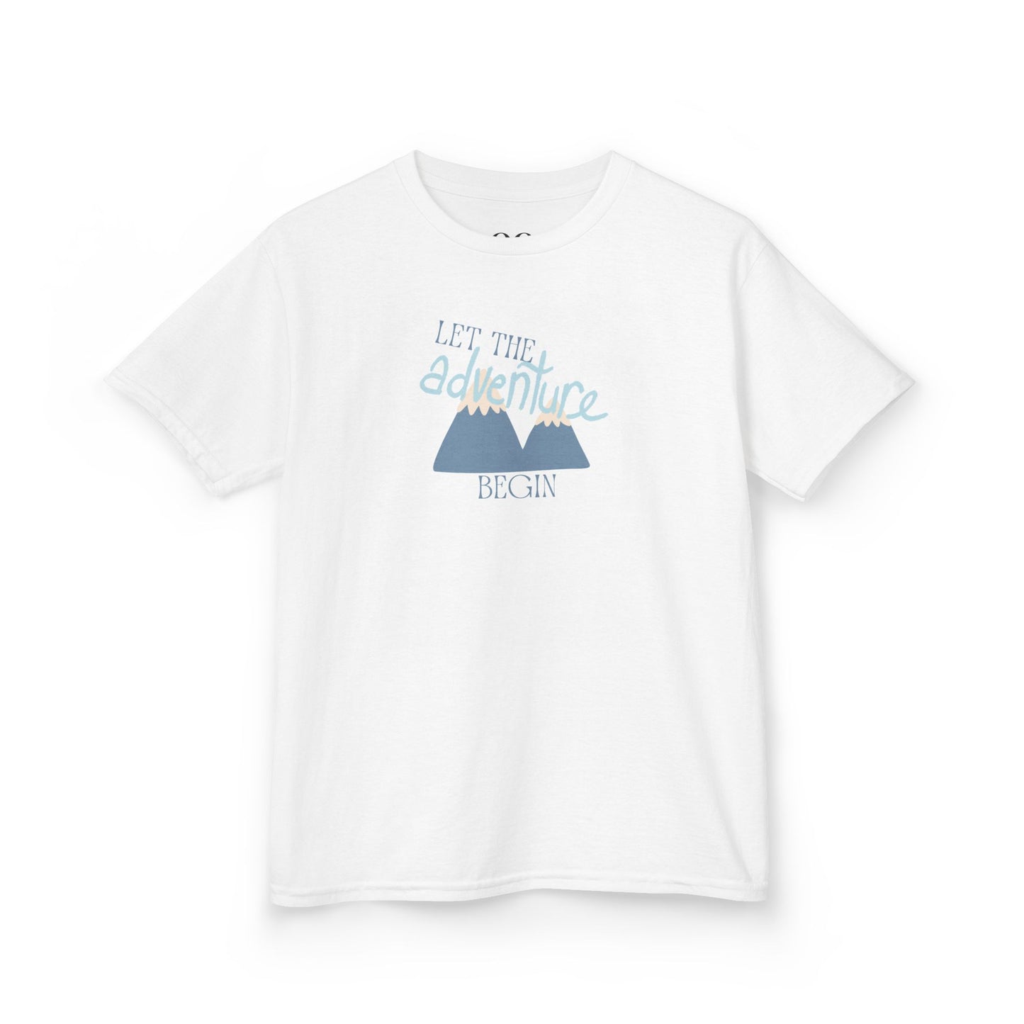Kids Tee - Let the Adventure Begin- Blue