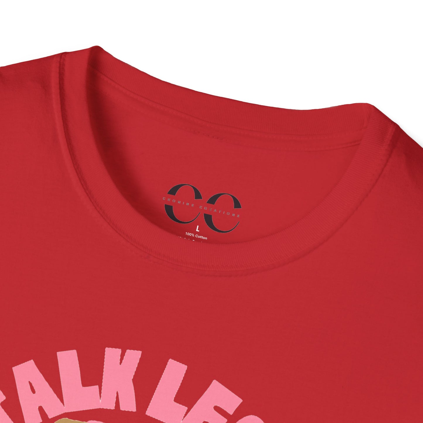 Womens Tshirt- Talk Less Travel More- Pink