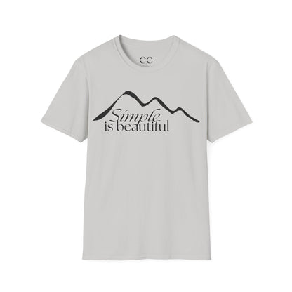 Women's Softstyle Tshirt- Simple is Beautiful