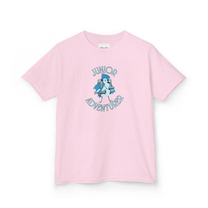 Kids Tee- Junior Adventurer- Blue