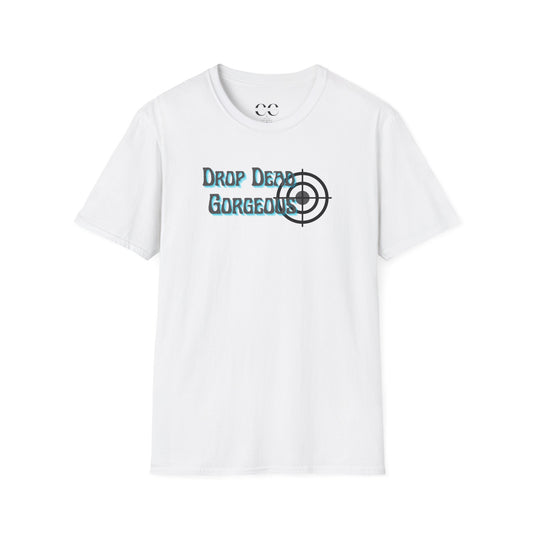 Womens "Drop Dead Gorgeous" Softstyle T-Shirt- Blue