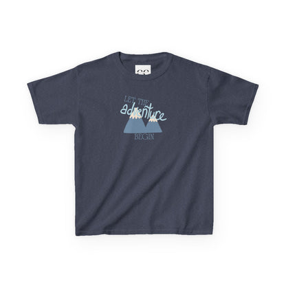 Kids Tee - Let the Adventure Begin- Blue