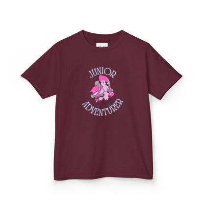 Kids Tee- Junior Adventurer- Pink