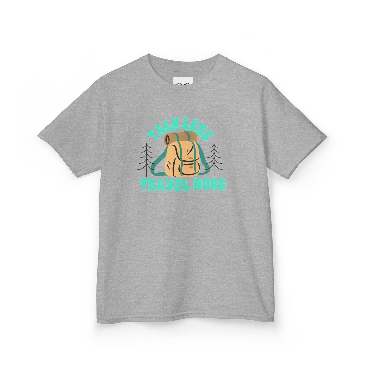 Kids Tee - 'Talk Less Travel More' Design