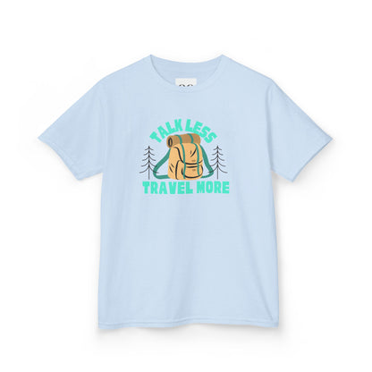 Kids Tee - 'Talk Less Travel More' Design