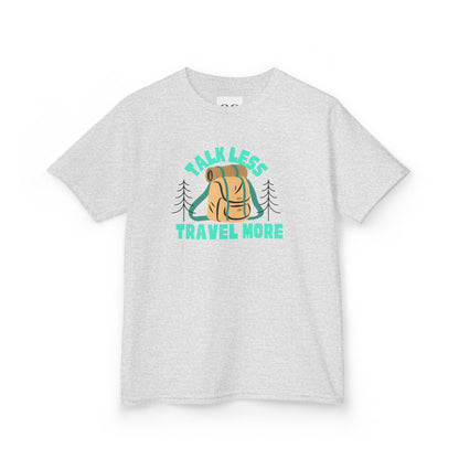 Kids Tee - 'Talk Less Travel More' Design
