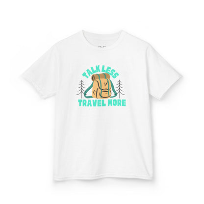 Kids Tee - 'Talk Less Travel More' Design