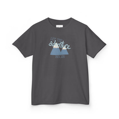 Kids Tee - Let the Adventure Begin- Blue