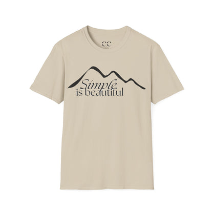 Women's Softstyle Tshirt- Simple is Beautiful
