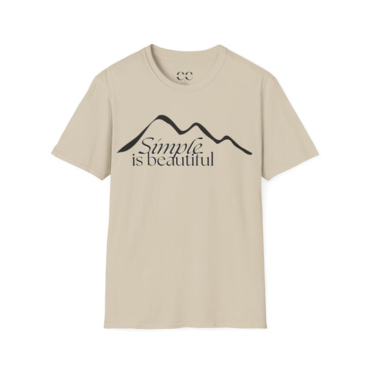 Women's Softstyle Tshirt- Simple is Beautiful