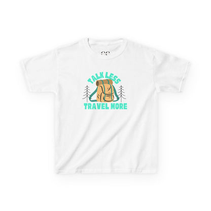 Kids Tee - 'Talk Less Travel More' Design