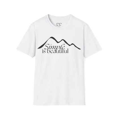 Women's Softstyle Tshirt- Simple is Beautiful