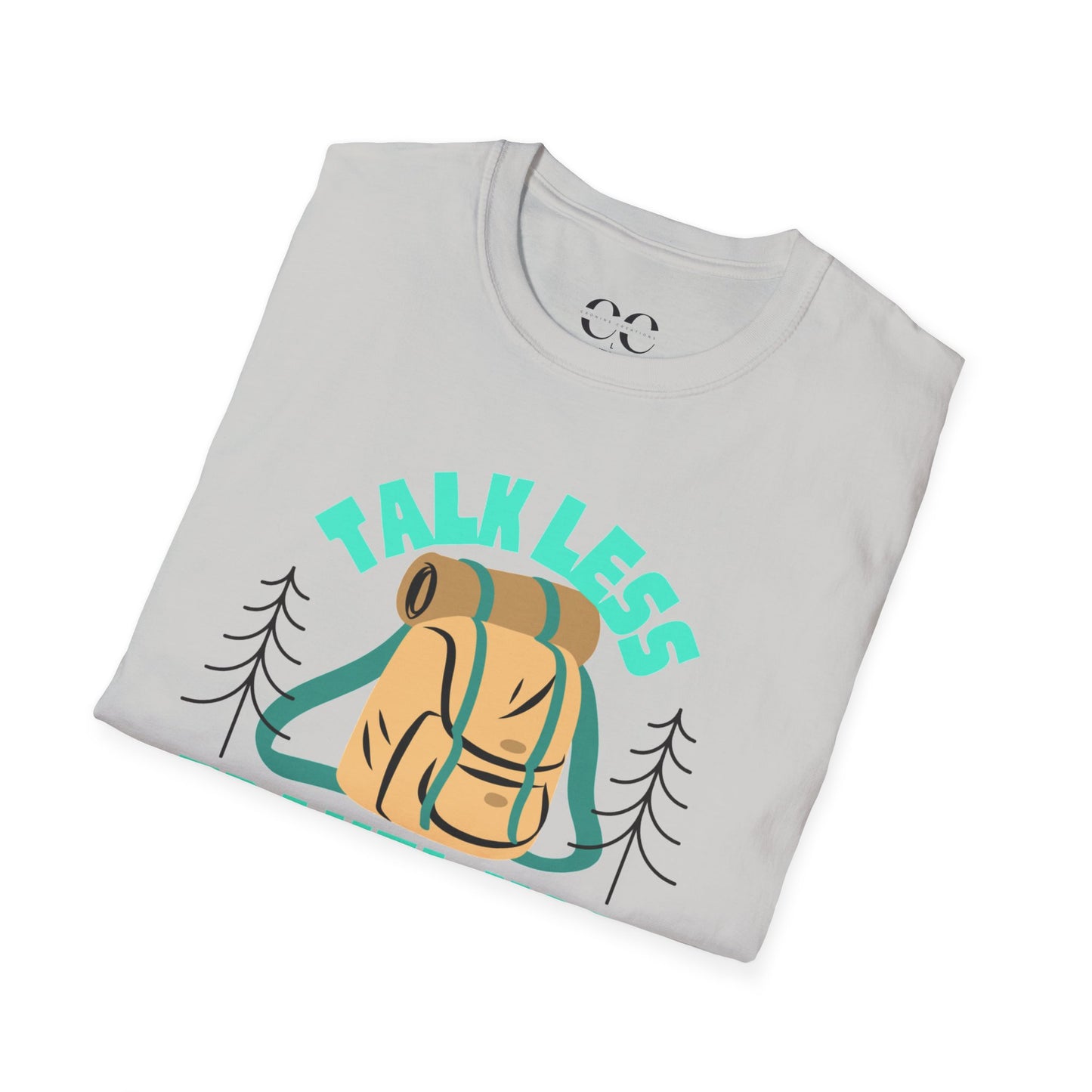 Talk Less Travel More- Blue