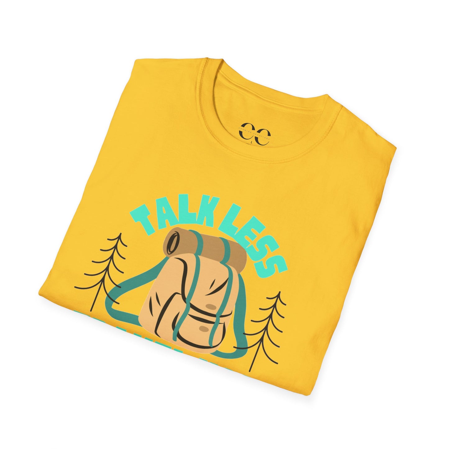 Talk Less Travel More- Blue